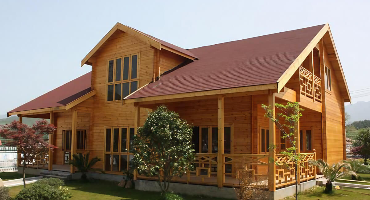 Wooden Log House