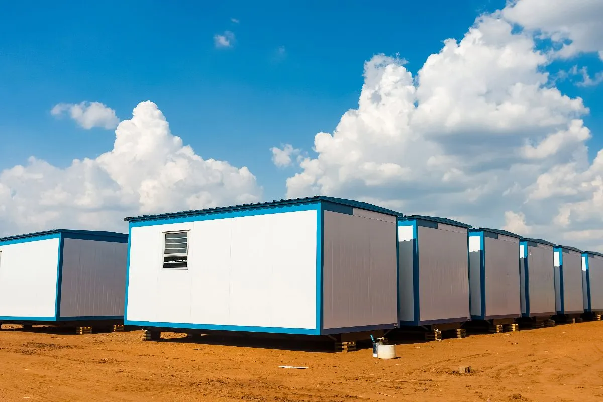 Fire-resistant & Typhoon-safe Barracks Made with EPS Panels