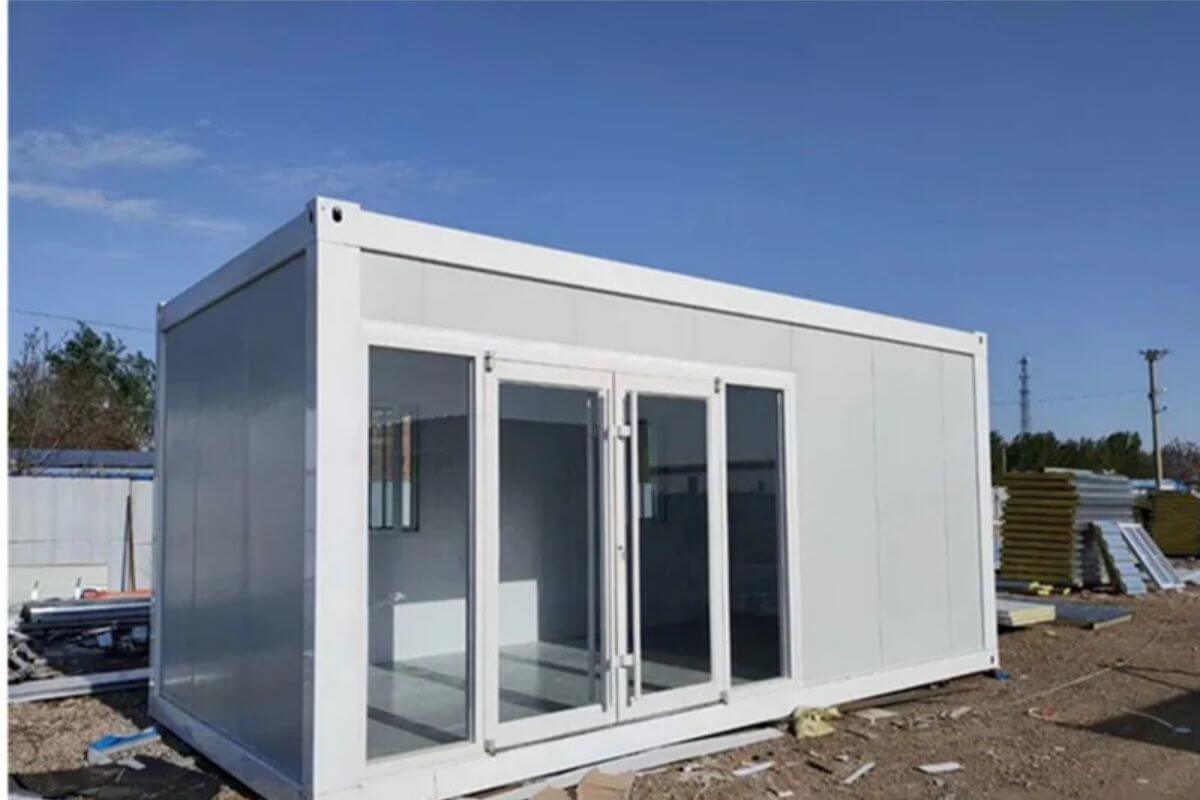 white container office showing rapid deployment and setup
